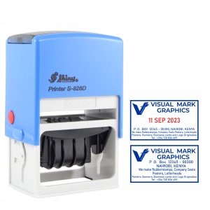 Rectangular Selfinking Date Rubber Stamp ( Shiny S-828D)